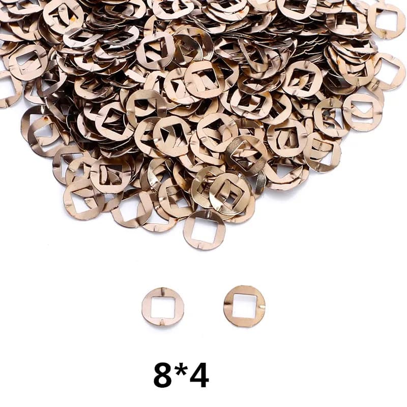 8 sizes mix gaskets 400/800/1600 pcs Metal gasket nylon Wear-resisting gaskets repair kit Hairdressing Scissor Accessory PJ-0010 image