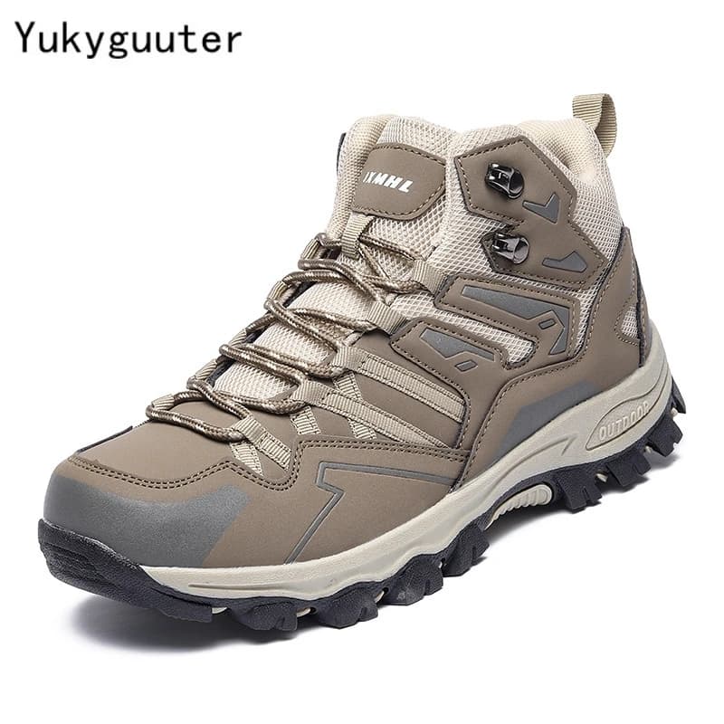 New Women Men Hiking Shoes Outdoor Trekking Sports Climbing Camping Boots Non-slip Waterproof Walking Jogging Trainers Sneakers image