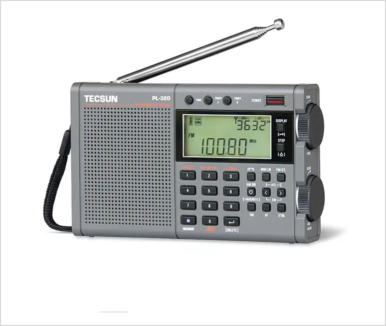 TECSUN PL320 FM/AM/SW/WM/Full Band Radio DSP Receiver FM Radios Stereo Portable Radio LCD Display Digital Radio Receiver PL-320 image