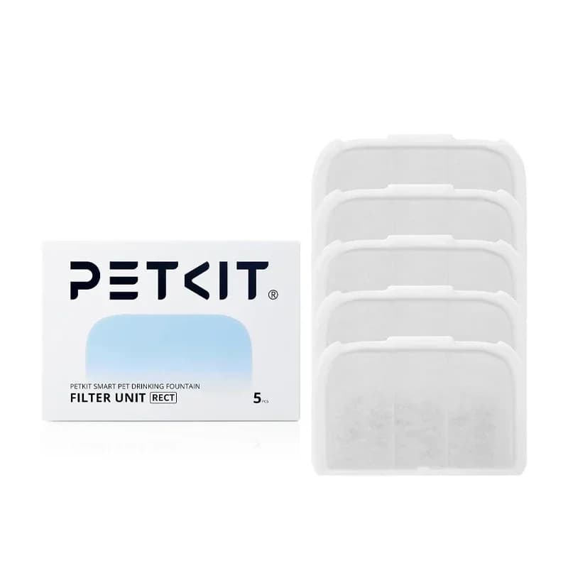 Original PETKIT Filter 5 Pack Unit EVERSWEET MAX Cordless Water Fountain Replacement Filter for 3L Automatic Cat Fountain image