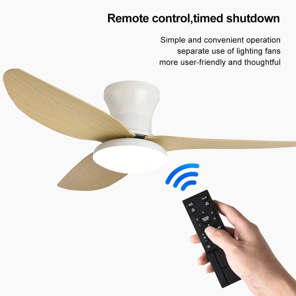 Bedroom Fan Light, Ceiling Fan Light, High Wind Power Ceiling, Dining Room, Living Room, Household Integrated Ceiling, Electric image