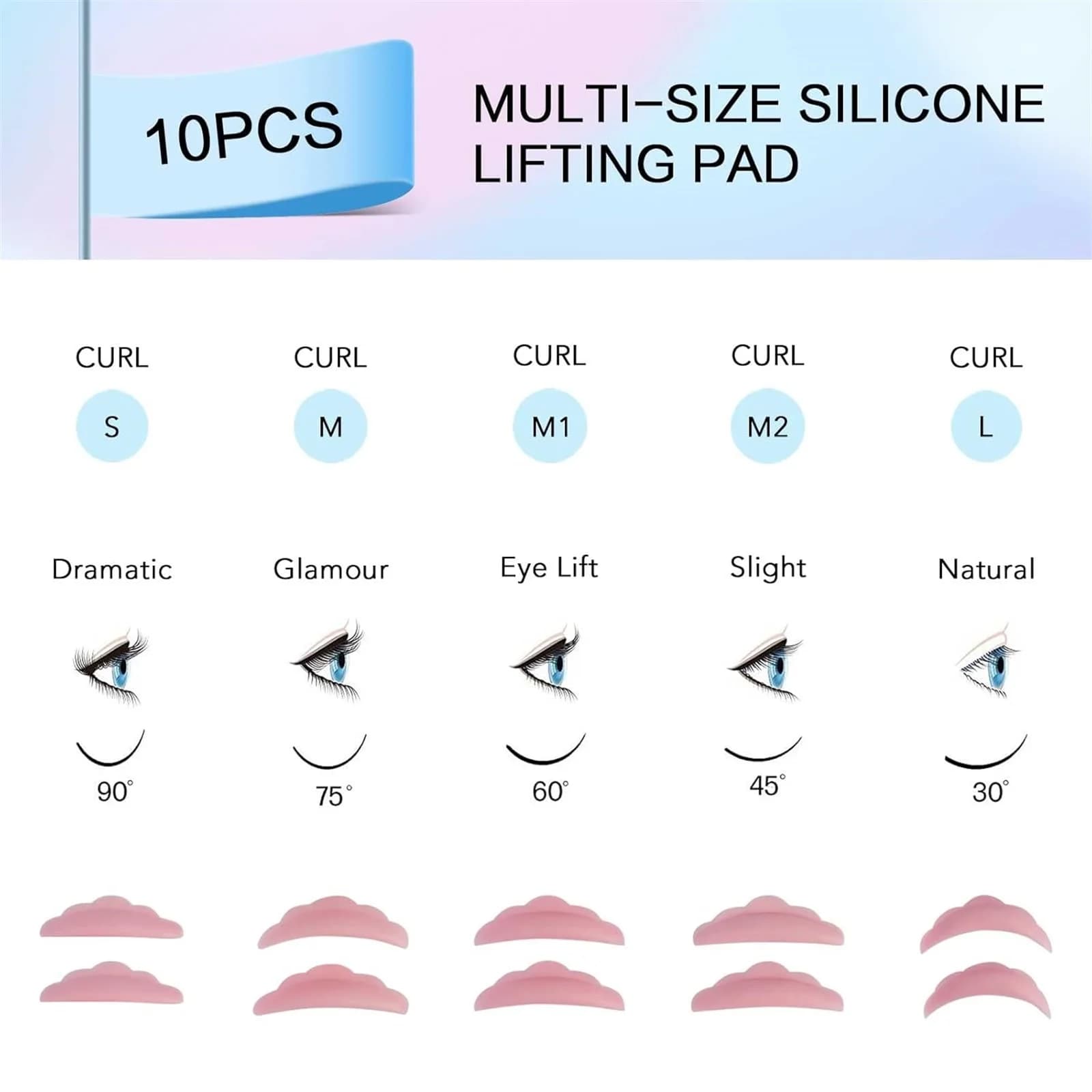 PERMANIA 15Pcs Lash Lift Kit Fast Eyelash Lifting 5 Minutes With Strong Glue Disposable Sachet Lash Lifting Kit Last 6 Weeks image